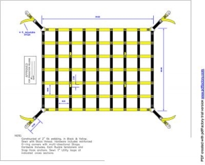 Hornet Pickup Truck Trailer Cargo Net