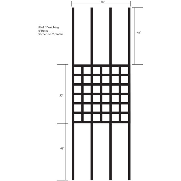 Enclosed Off-Road Trailer Cargo Net