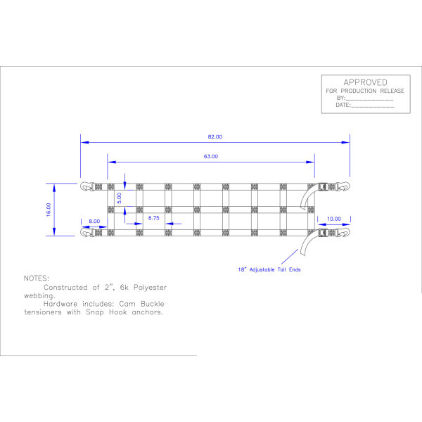 F350 Flatbed Tailgate Net