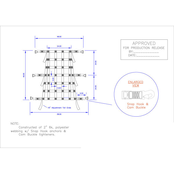 Ford Transit Connect Cargo Net