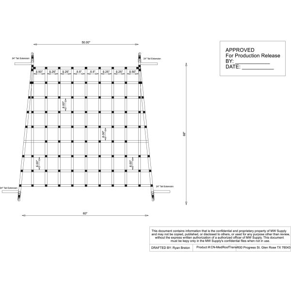 Ford Transit Medium Roof Cargo Net 2