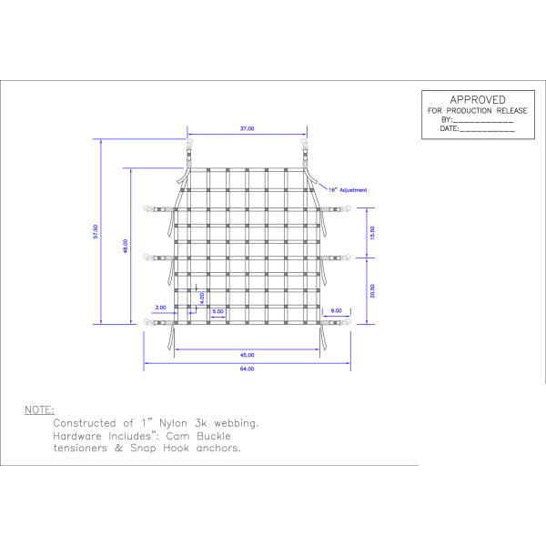 Ford Transit Shuttle Van Cargo Net