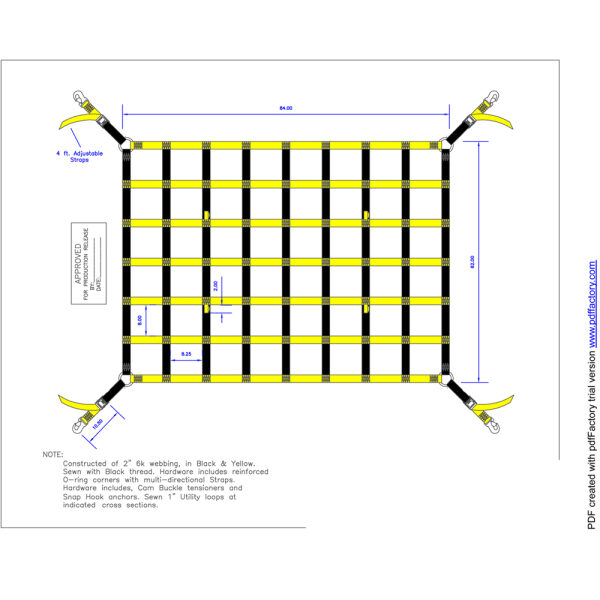 Hornet Pickup Truck &Amp; Trailer Cargo Net