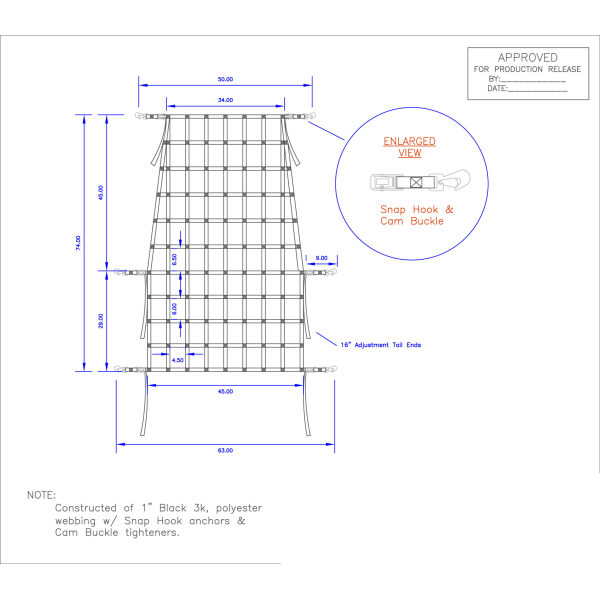 Sprinter Passenger Van Cargo Net